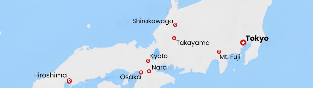 Osaka, Japan Location Map